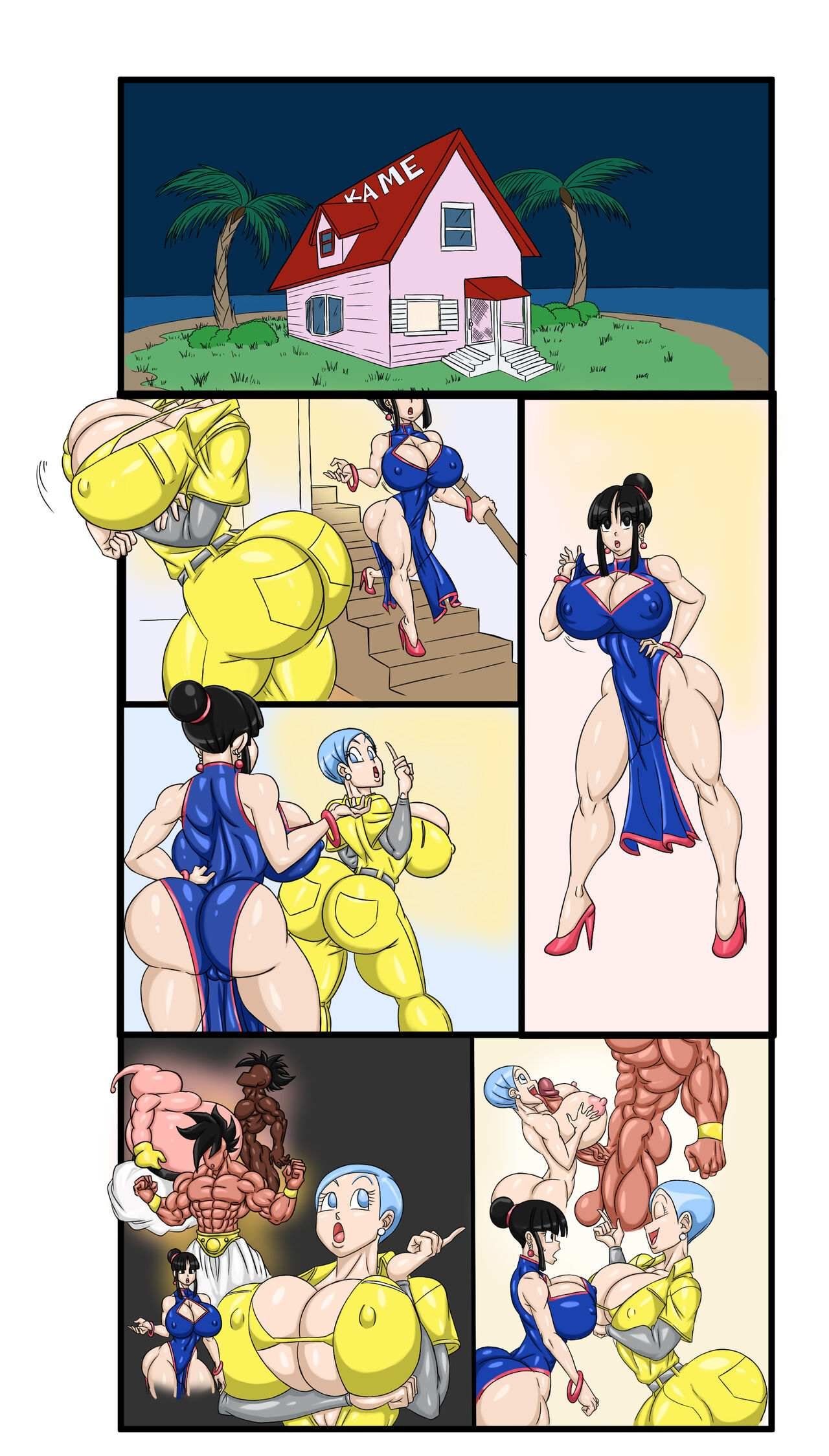 Bulma and Chichi Tag Team β Sol1Sun Cover