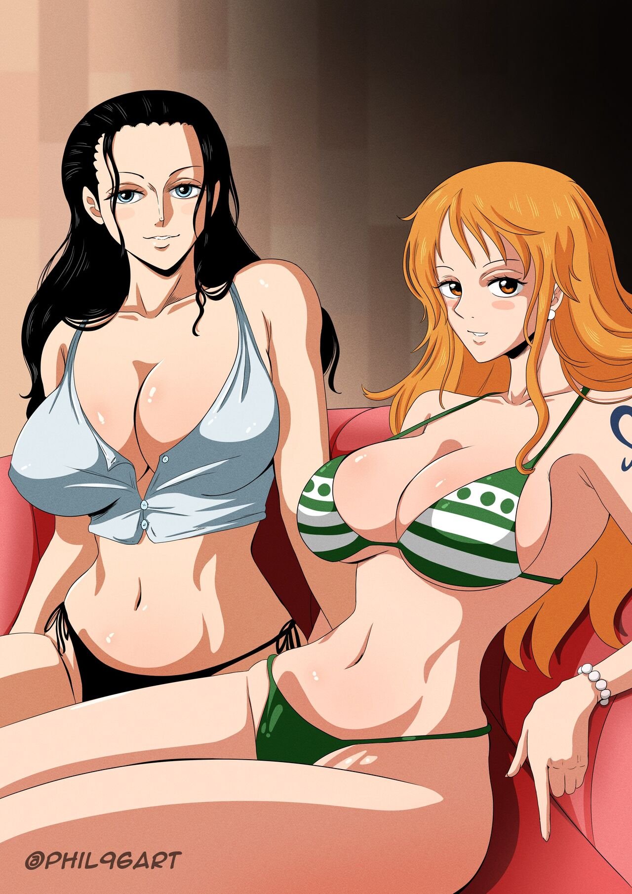 Nami and Robin Comic β Phil96art