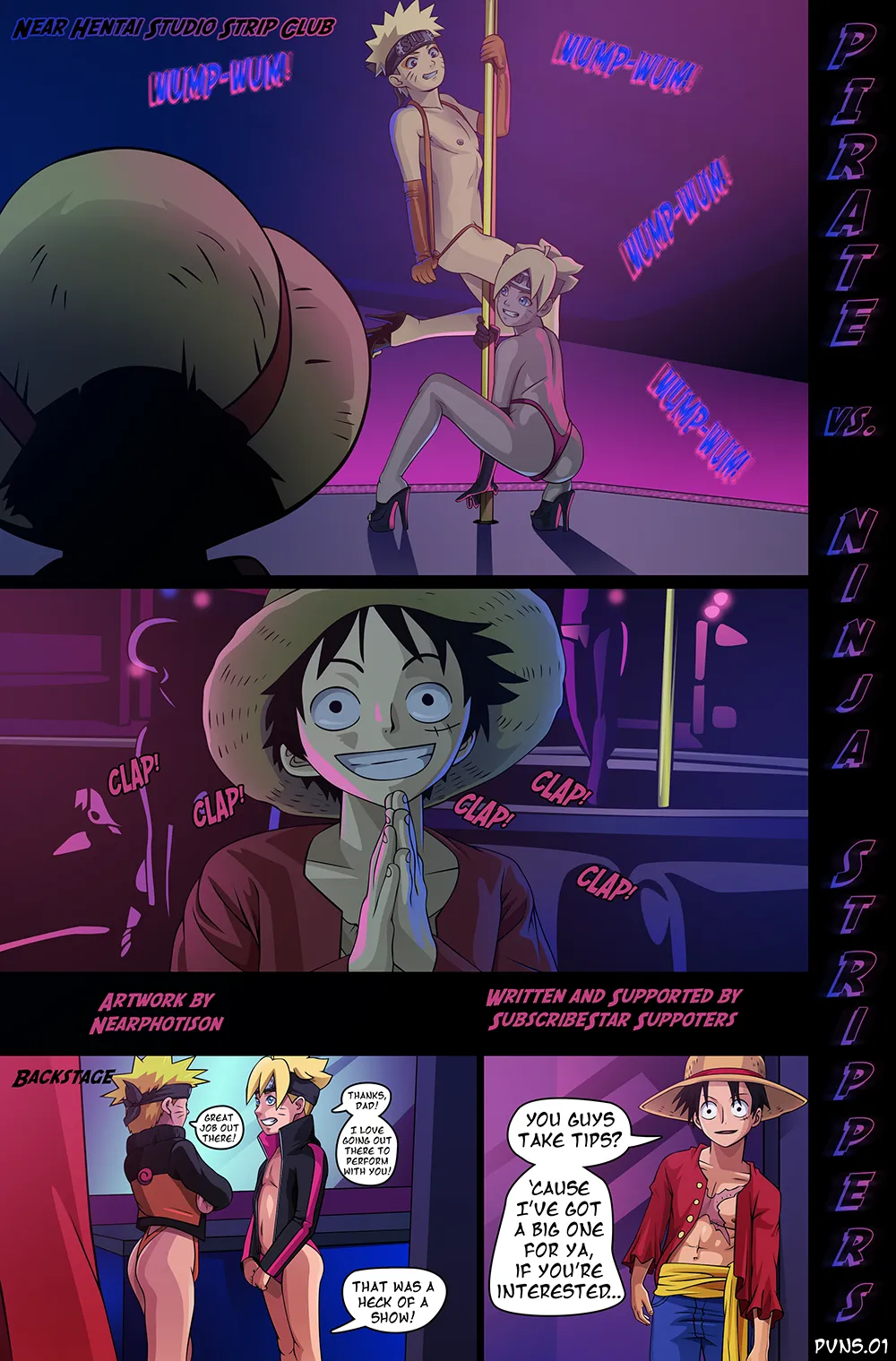 Pirate vs Ninja Strippers β Nearphotison Cover